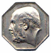 Medal, Bordeaux, 1853, Hippokrates, silver, obverse.jpg (48188 bytes)