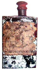 anesthesia, chloroform tin, USMD, 1863.jpg (83456 bytes)