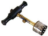 neurosurgery,  trephine, ebony handle, c. 1850.jpg (33549 bytes)