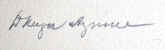 photo, David Hayes Agnew, M.D., signed, photoype, detail.jpg (116441 bytes)
