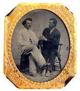 photo, tintype, doctor hands a bottle.jpg (160538 bytes)