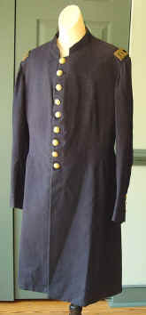 uniform, CW frock coat, A.S. Hoag, 134th NYI.jpg (44550 bytes)