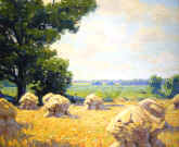 painting, Sargent, Haystacks, c.1930.jpg (176633 bytes)