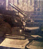 photo, doctor with microscope and Cammann, May 1889, detail.jpg (70225 bytes)