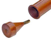 stethoscope, monaural, Laennec, 2nd model, cone detail.jpg (41308 bytes)