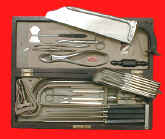 surgical set, Dr. Wood's, Wade & Ford, Culver, open, tray out.jpg (87493 bytes)